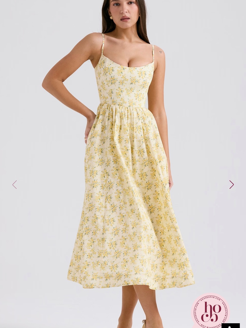 House of CB Lolita buttercup vintage floral sundress